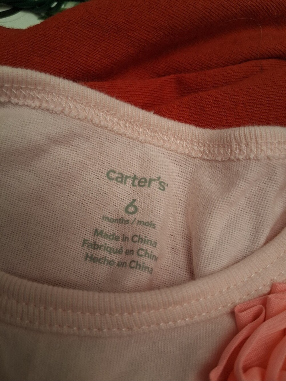 Carters 6 Months Pink Dress - Picture 2 of 2